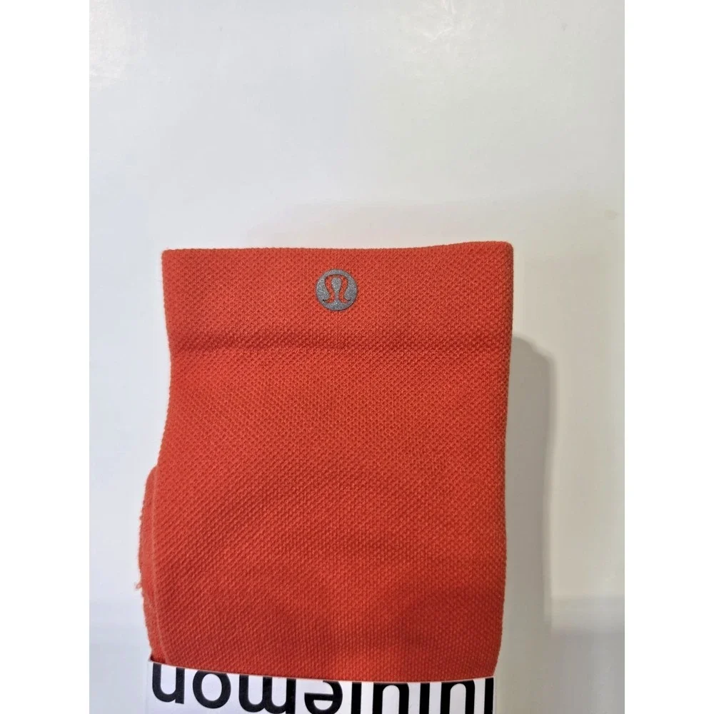 Lululemon Power Stride Crew Socks 3 Pack Orange Pink White Size L NWT Unisex